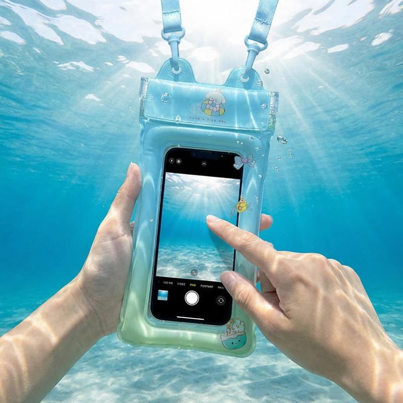 Fishing Kayak Inflatable - Floating Air Cushion Phone Bag Cartoon