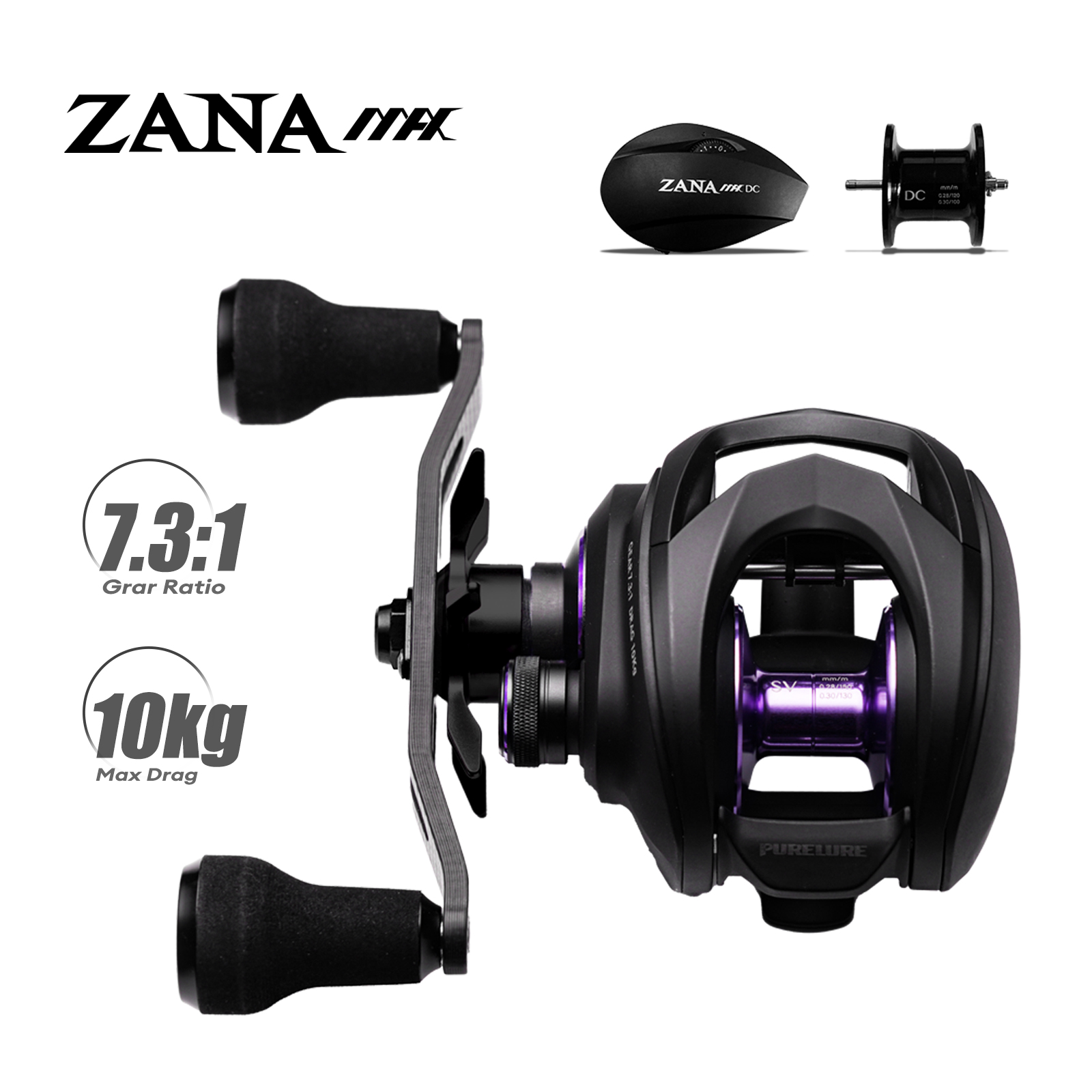 PURELURE ZANA MAX 10KG SV+DC D - Abu Garcia Reel Max recension och pris